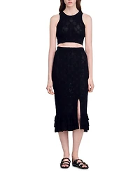 Knit Midi Skirt