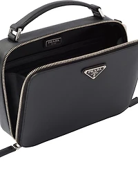 Medium  Brique Saffiano Leather Bag