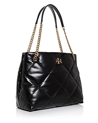 Kira Diamond Quilt Leather Tote