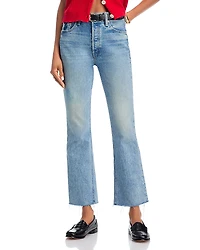Mother The Tripper Flood Fray Jeans
