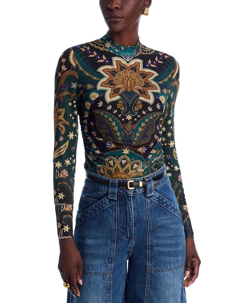 Jaipur Black Tulle Blouse