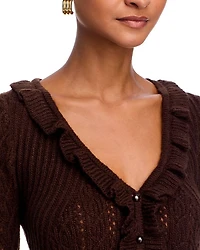 V Neck Cardigan Sweater