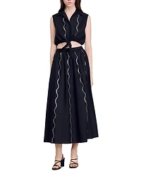 Rhinestone Maxi Skirt