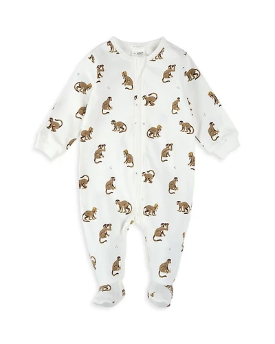 Boys' Monkey Print Sleeper Footie - Baby