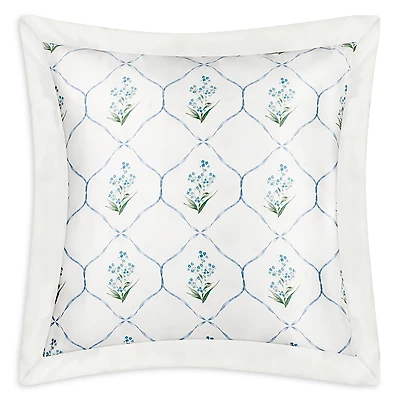 Gingerlily Forget Me Not Silk Euro Sham