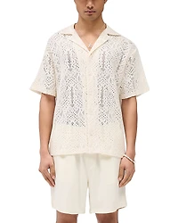 Represent Crochet Regular Fit Camp Shirt