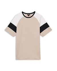Mercerised Color Blocked Tee