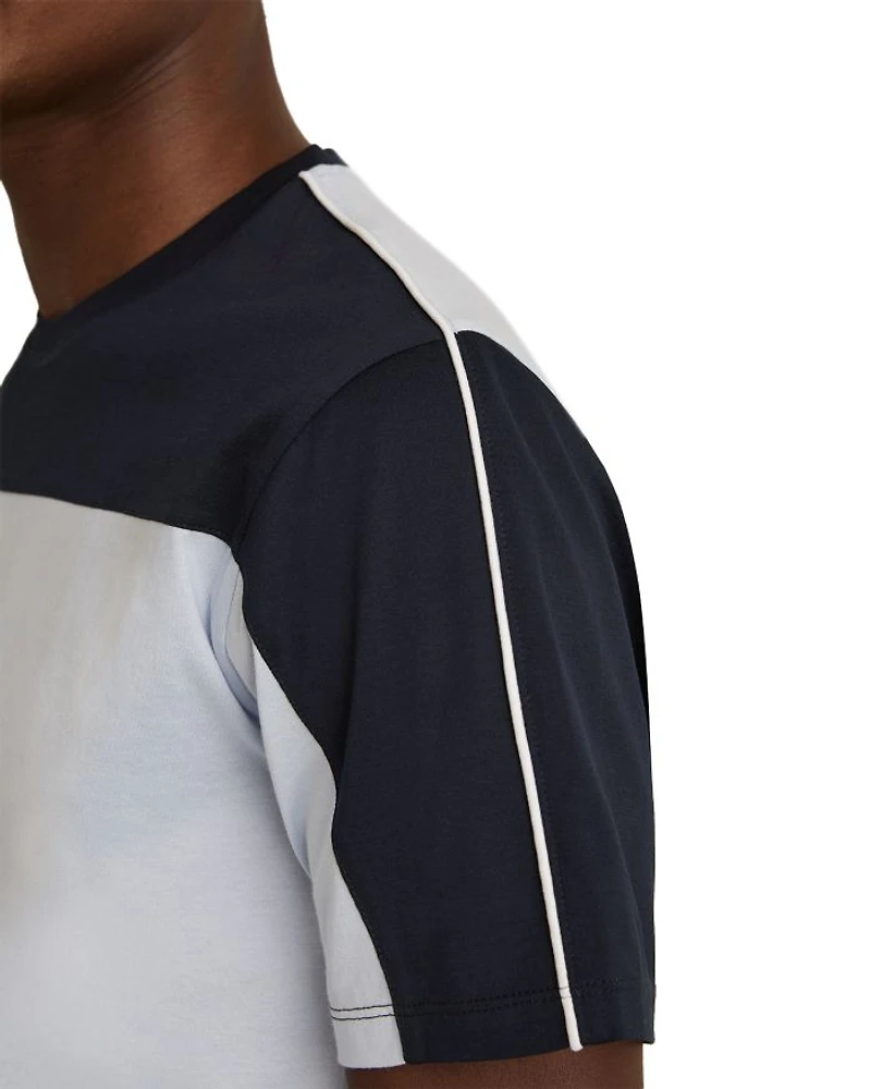 Mercerized Color Blocked Tee