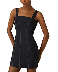 Effie Contrast Stitch Dress