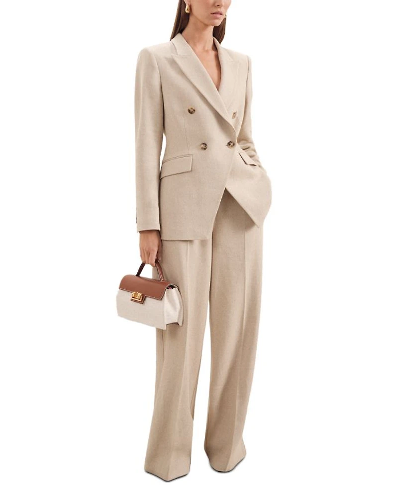 Devon Wide Leg Linen Pants