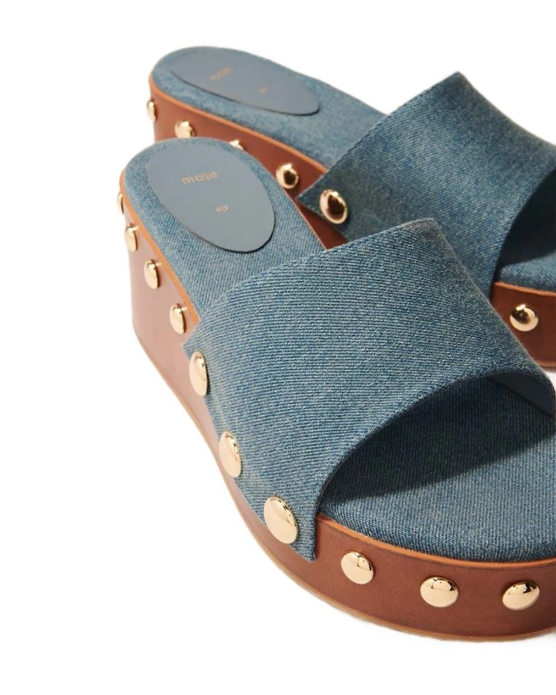 Women's Studded Platform Sandals