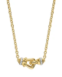 David Yurman Petite Buckle Necklace