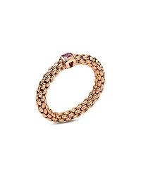 Fope 18K Rose Gold Souls Pink Sapphire Flex'it Ring