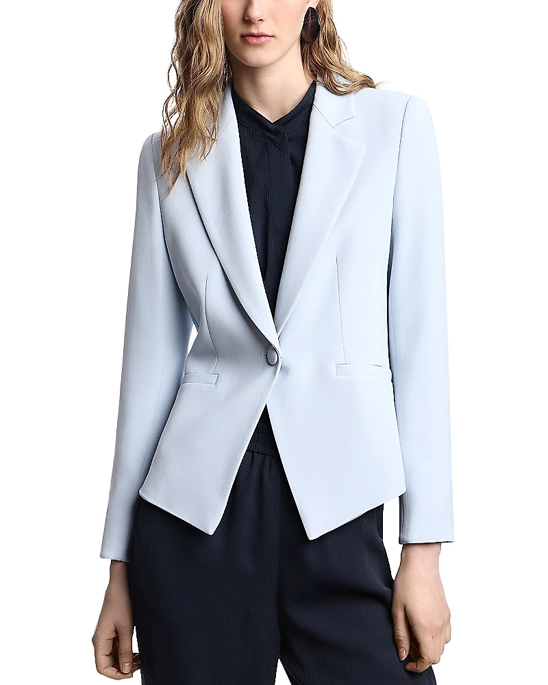 Emporio Armani Crepe Cady Notch Lapel Jacket