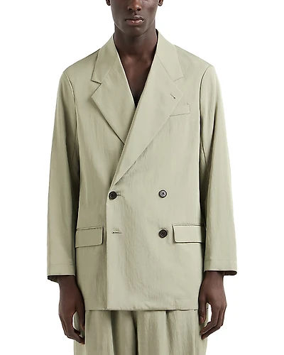 Emporio Armani Regular Fit Double Breasted Blazer