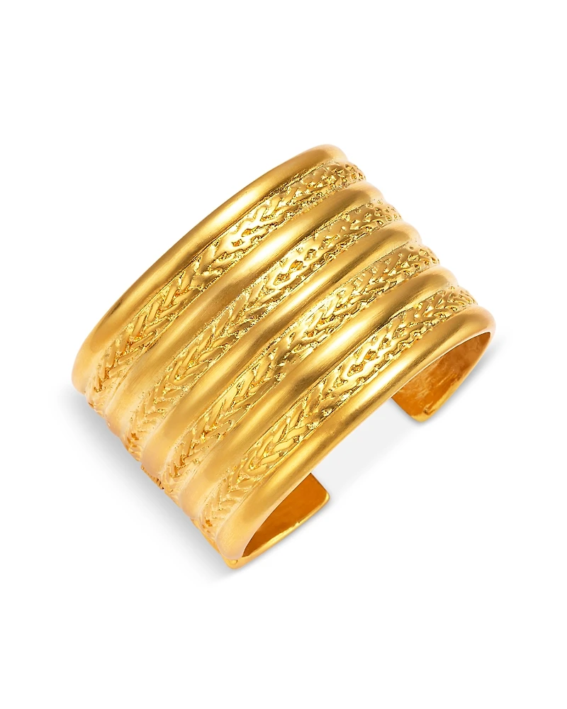 Kenneth Jay Lane Jackie Onassis Braided Cuff Bracelet