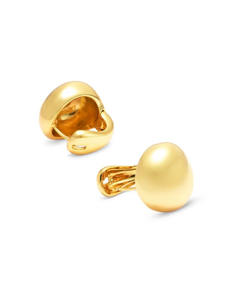 Gold Domed Earrings
