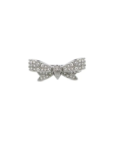 Pavé Eagle Head Bow Statement Ring