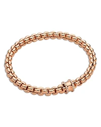 Fope 18K Rose Gold Eka Diamond Rondelle Flex'it Bracelet