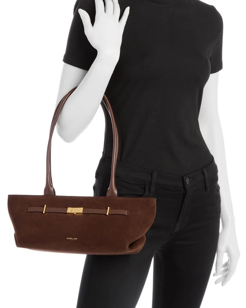 New York Suede Shoulder Bag