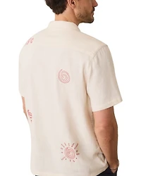 Embroidered Camp Shirt