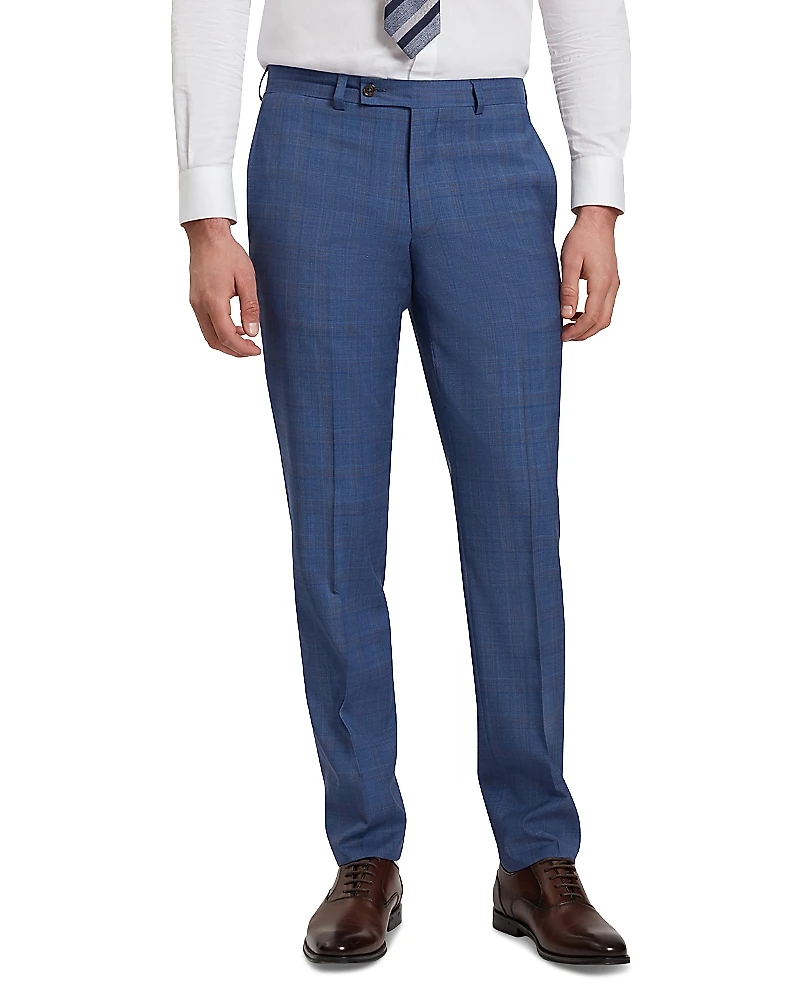 Ted Baker Classic Wool Check Modern Fit Suit Pants