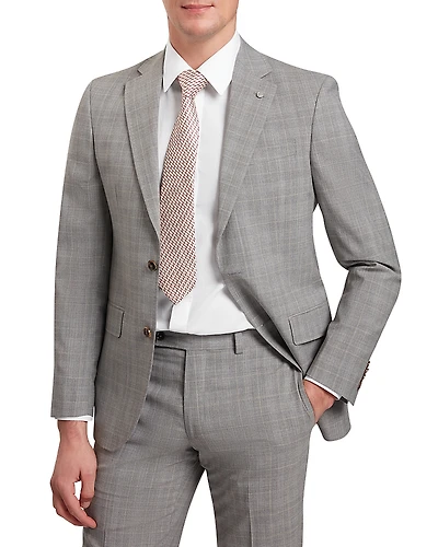 Ted Baker Check Classic Wool Slim Fit Suit Jacket