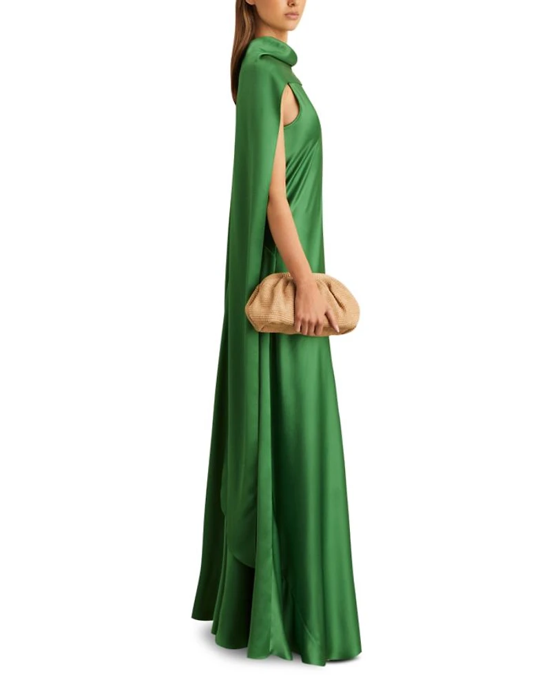 Fae Cape Back Maxi Dress