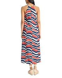Keyhole Halter Maxi Dress
