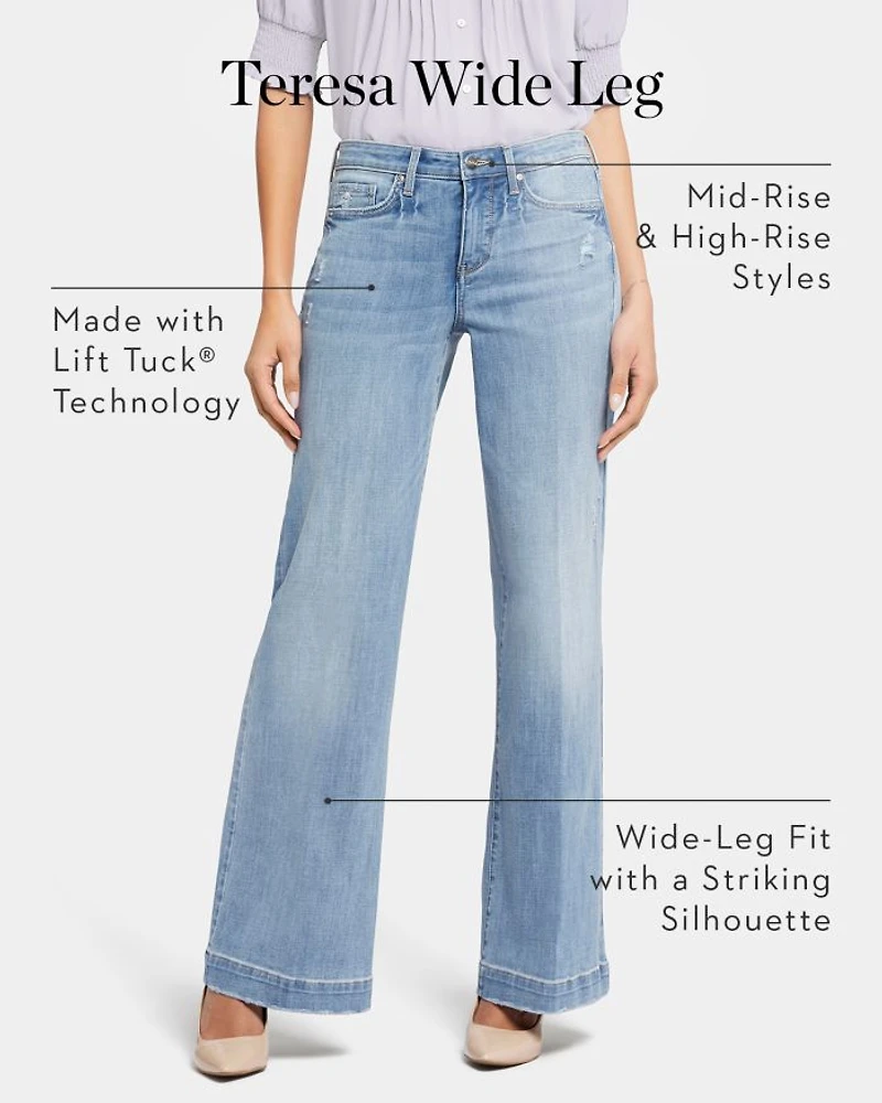 Teresa Wide Leg Ankle Jeans Majorca Ba