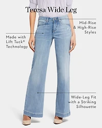 Teresa Wide Leg Ankle Jeans Majorca Ba