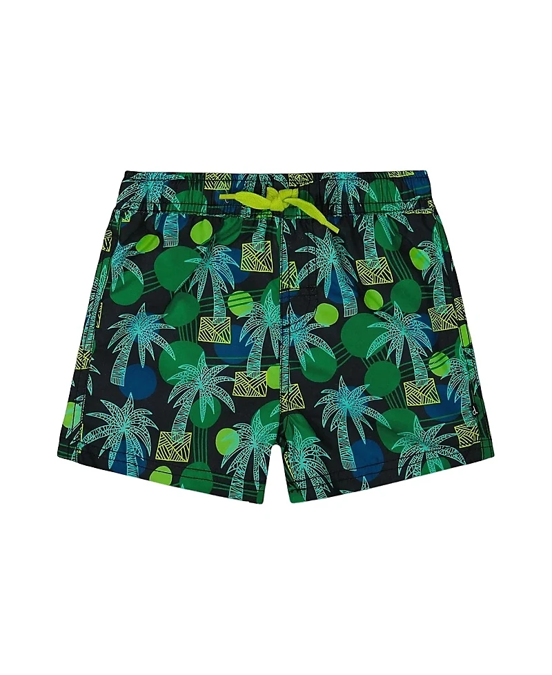 Deux par Deux Boys' Printed Swim Trunks