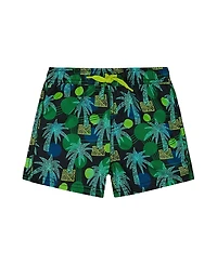 Deux par Deux Boys' Printed Swim Trunks