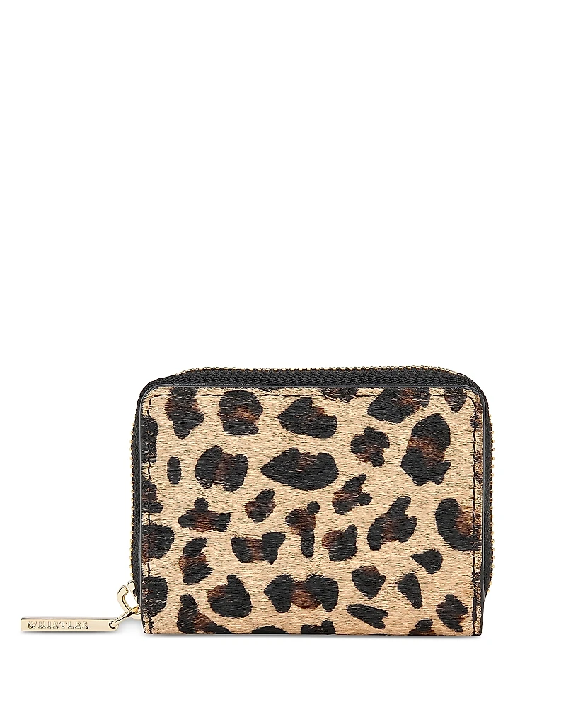 Whistles Koa Calf Hair Compact Purse