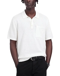 Madewell Pointelle Stitch Regular Fit Short Sleeve Sweater