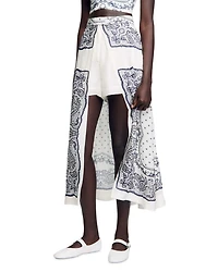 Bandana Motif Skirt Shorts