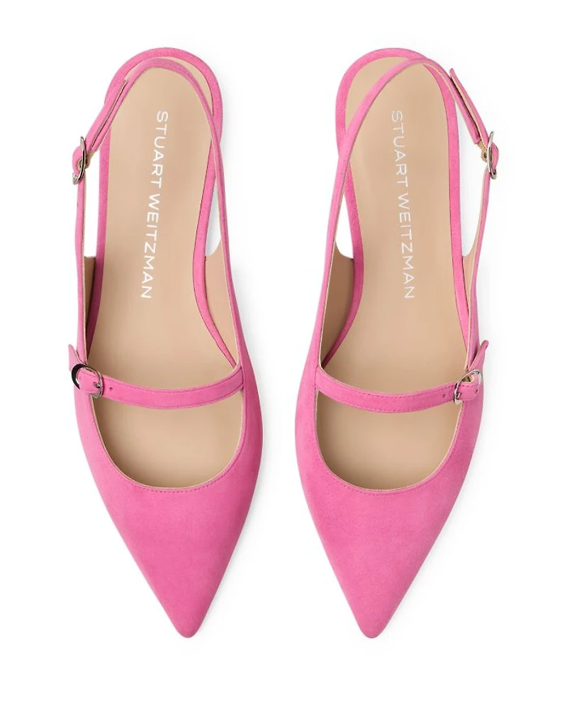 Women's Emilia Pointed Toe Slingback Mary Jane Shoes