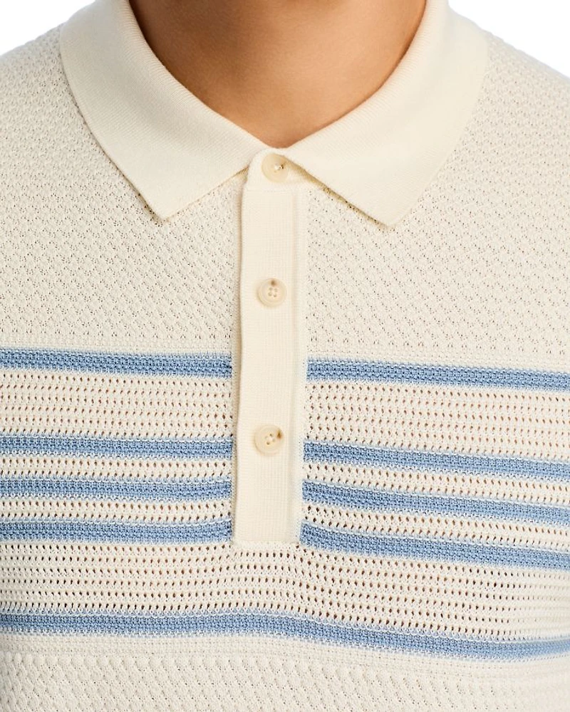 Camel L-Jiuseppe Knit Polo Shirt