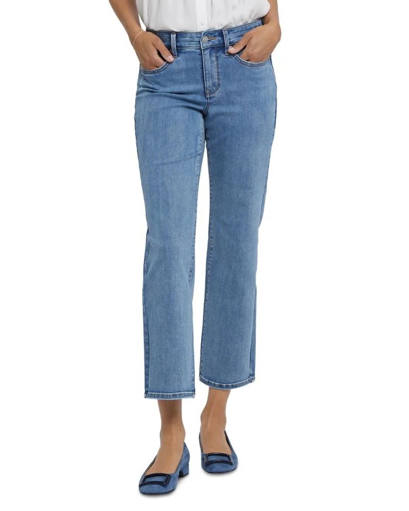 Marilyn Straight Ankle Jeans Minorca Island