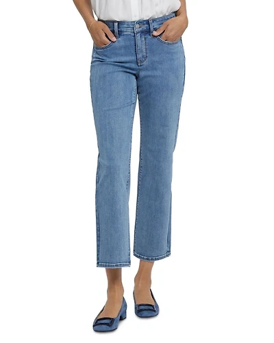 Marilyn Straight Ankle Jeans Minorca Island