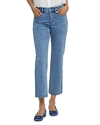 Marilyn Straight Ankle Jeans Minorca Island