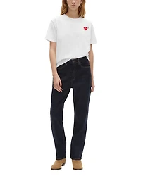 Graphic Heart Print Tee