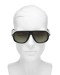 Guillaume Pilot Sunglasses, 61mm