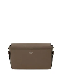 Double Gancini Leather Shoulder Bag