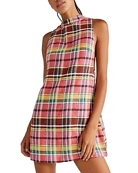 Free People Walk The Walk Plaid Dress