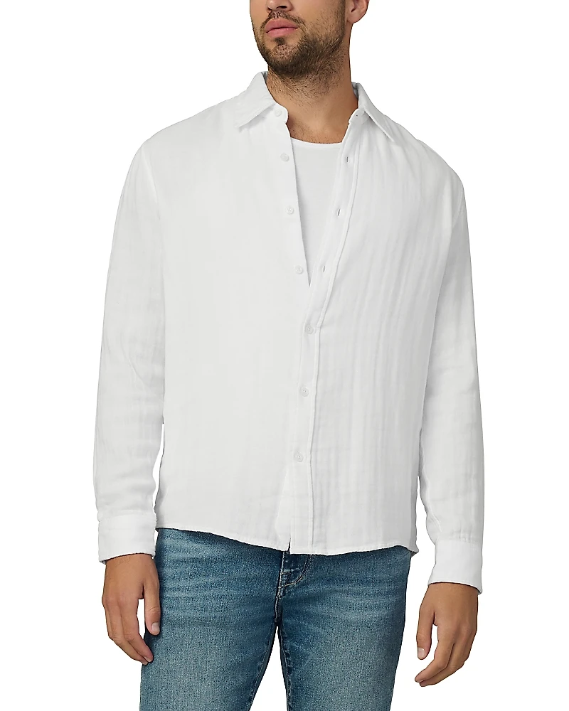 Joe's Jeans Cedric Regular Fit Gauze Shirt