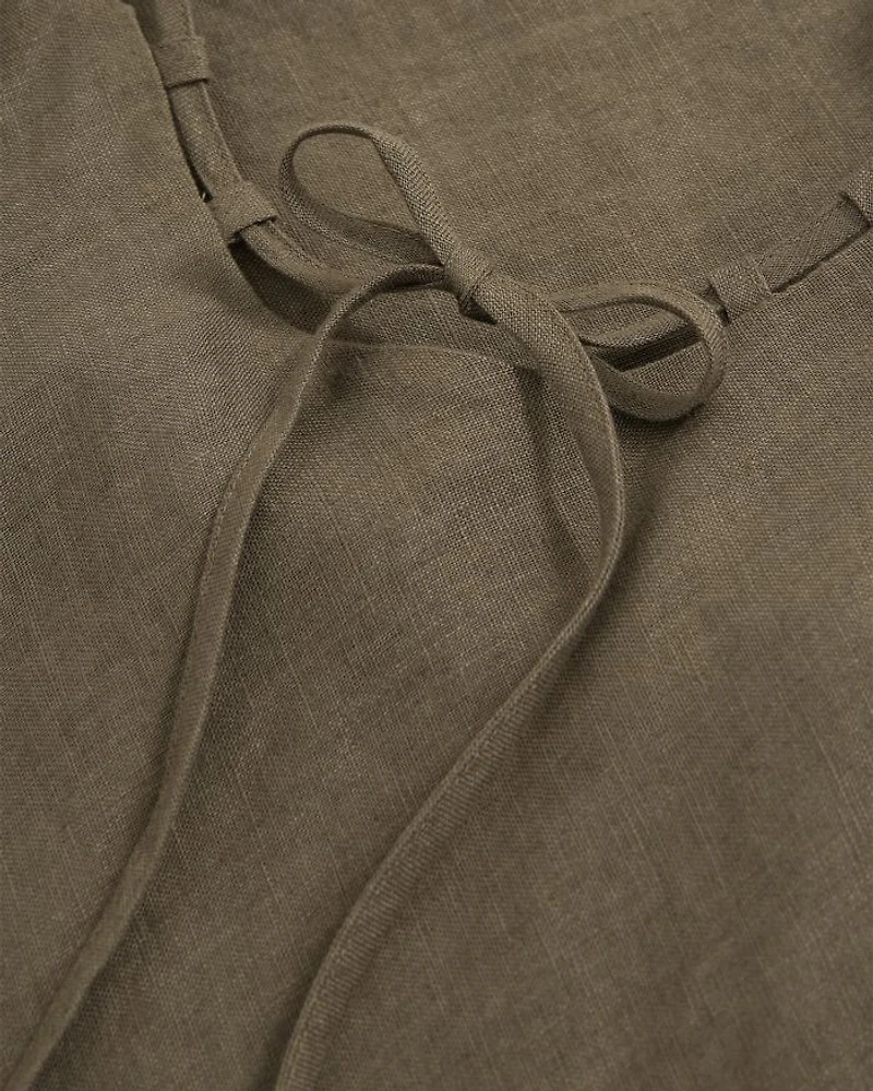 Roxanne Linen Slip Dress