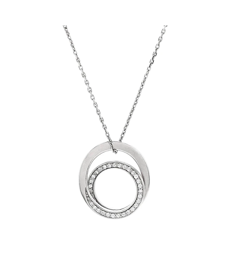 Pre-Owned Cartier Etincelle de Cartier Pendant Necklace 18K White Gold with Diamonds