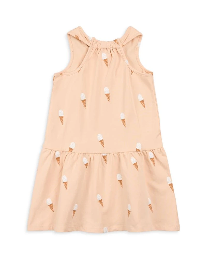 Girls' Two Scoops Print Jersey Racerback Dress - Baby