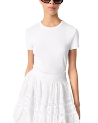 Short Embroidered Skirt